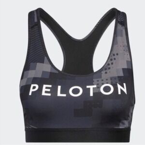 Adidas x Peloton Digi Motion HEAT.RDY Believe This Bra Graphic Print XS NEW